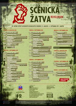 SCÉNICKÁ ŽATVA 2011